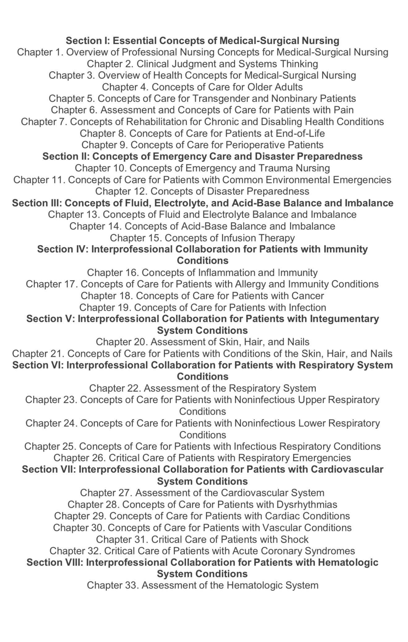 Test Bank for Medical-Surgical Nursing: Concepts for Clinical Judgment and Collaborative Care, 11th Edition by Ignatavicius